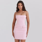 Robe tube à couverture de sac Hip Socialite pour femmes